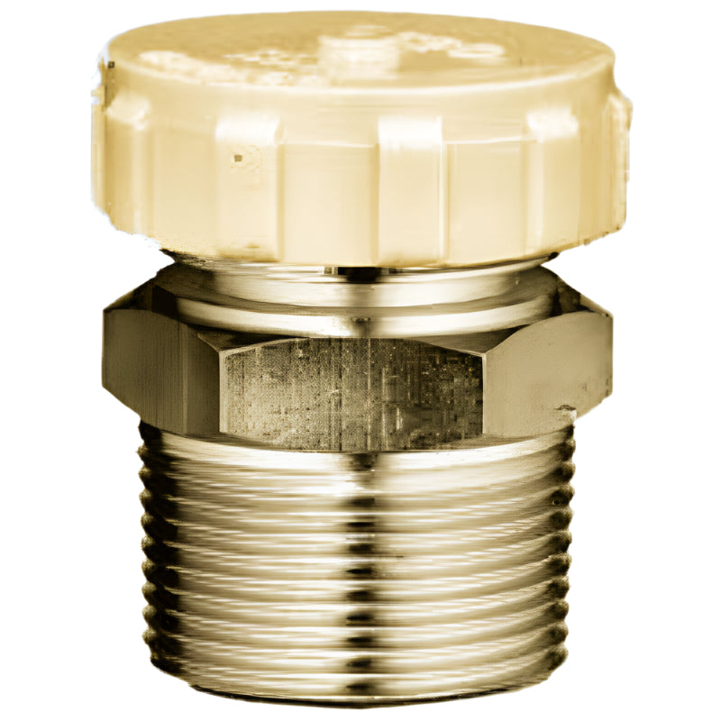 SINGLE CHECK FILLER VALVE (1 1/4" M.NPT X 1 3/4" ACME) BRASS REGO 3174C