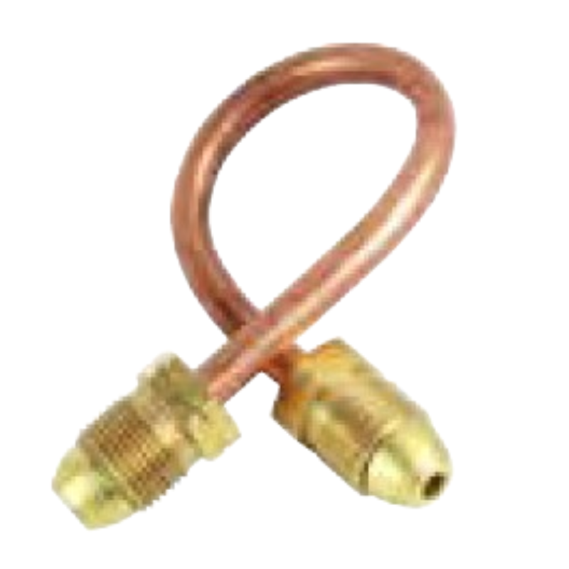 PIGTAIL 3/8"; HEX 7/8" M.POL x 7/8" M.POL SHORT NIPPLE REGO 913PS12G