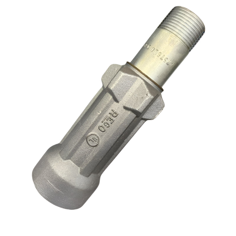 A7575L5 HOSE COUPLING EXTENTION FOR LIQUID STEEL (1-3/4" F.ACME X 1-1/4" M.NPT ) STAINLESS STEEL REGO USA