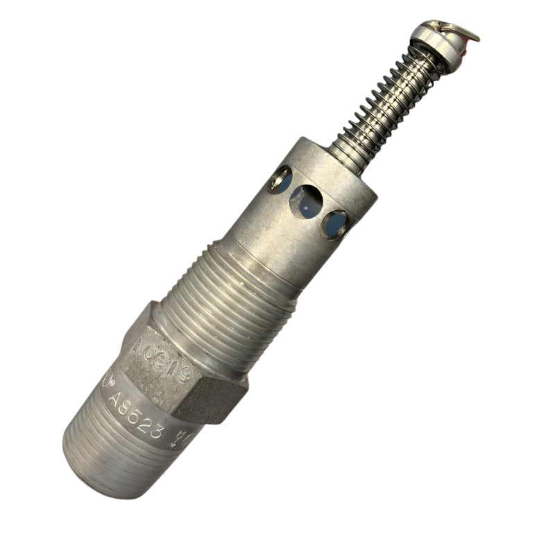 A8523 EXCESS FLOW VALVE CONTAINER HALF COUPLING STEEL (3/4" M.NPT X 3/4" M.NPT) 15GPM REGO USA