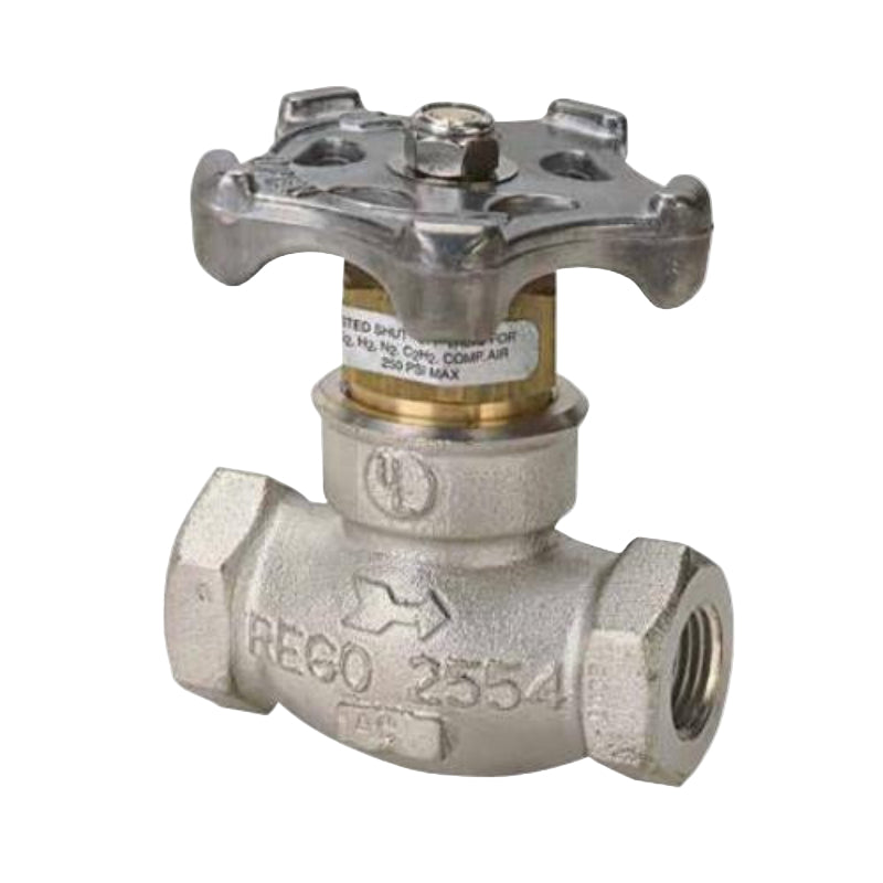 DIAPHRAGM GLOBE VALVE 1/2" F.NPT REGO 2554AC