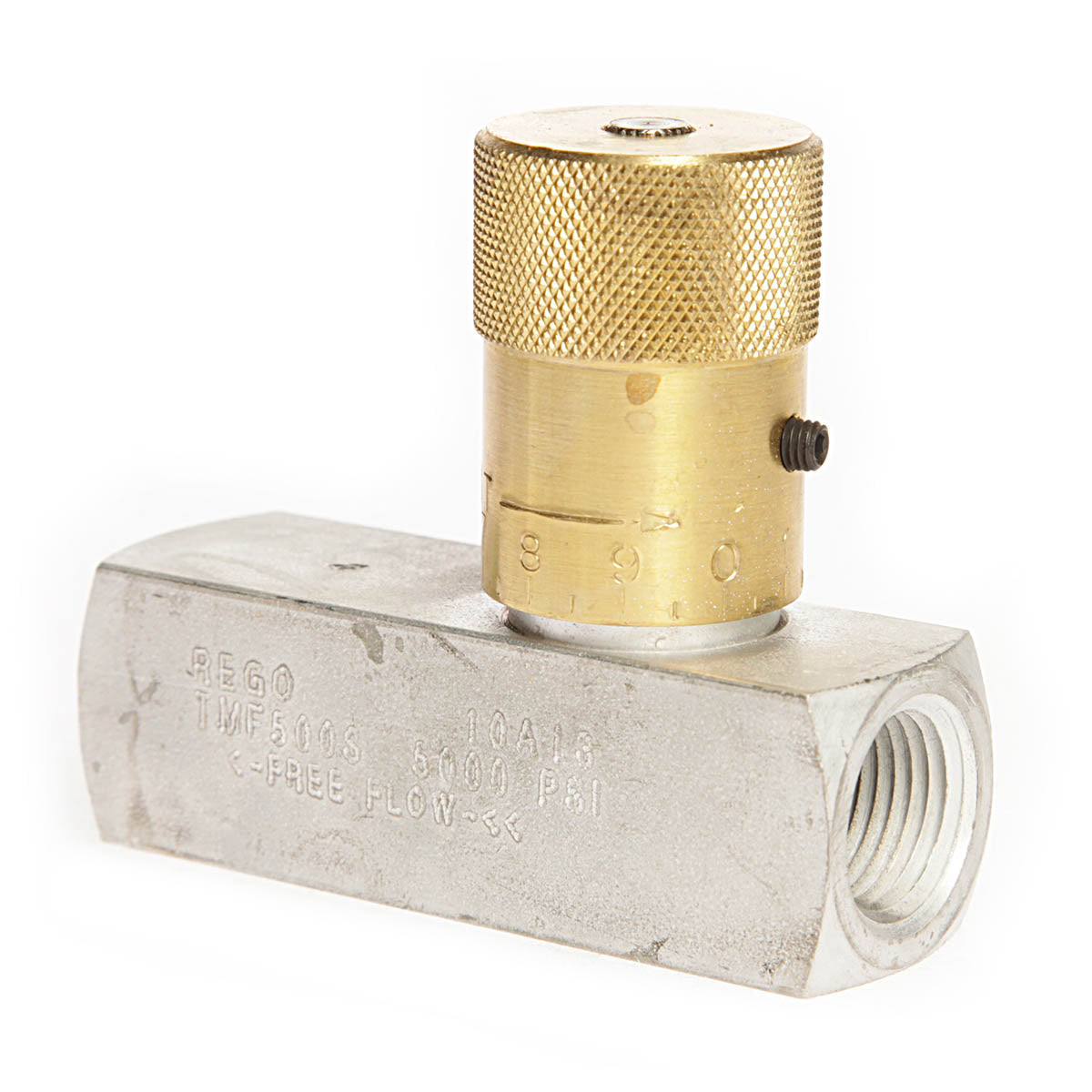 NEEDLE VALVE STAINLESS STEEL REGO 1/4" FNPT REGO TMF250SS