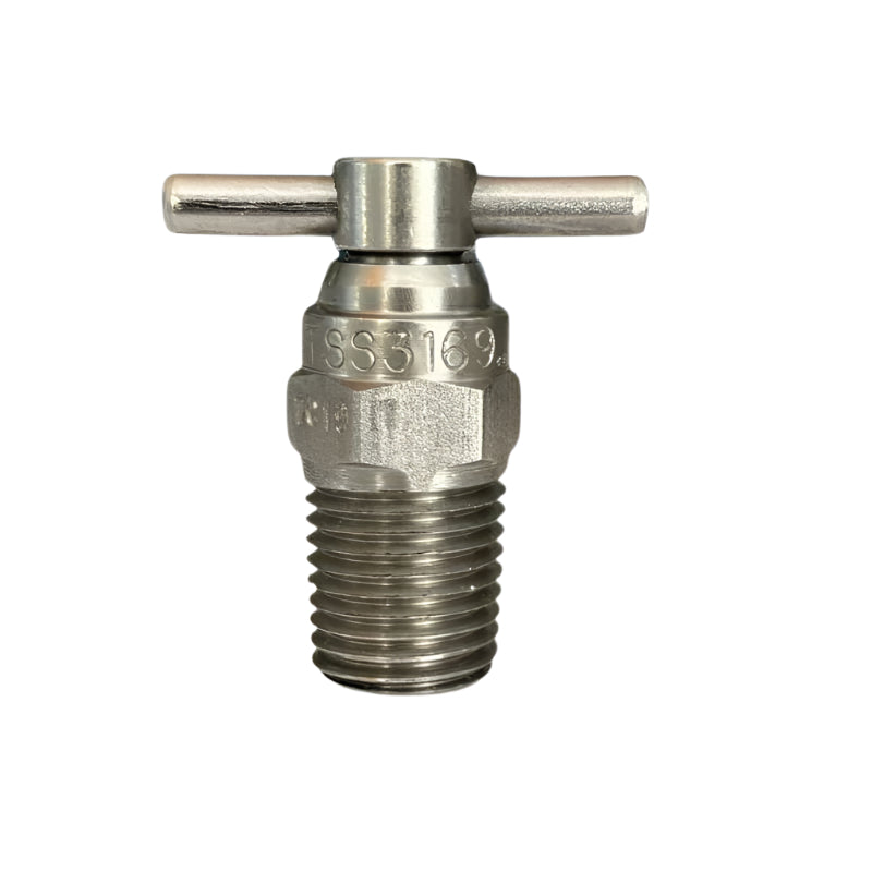 TSS3169 VENT VALVE TEE HANGLE 1/4" M.NPT BRASS REGO USA