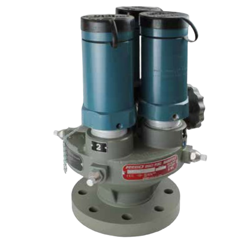 MULTIPORT SAFETY RELIEF VALVE 250PSIG 4" FLNG (3NOS X A3149MG) STAINLESS STEEL REGO A8573G