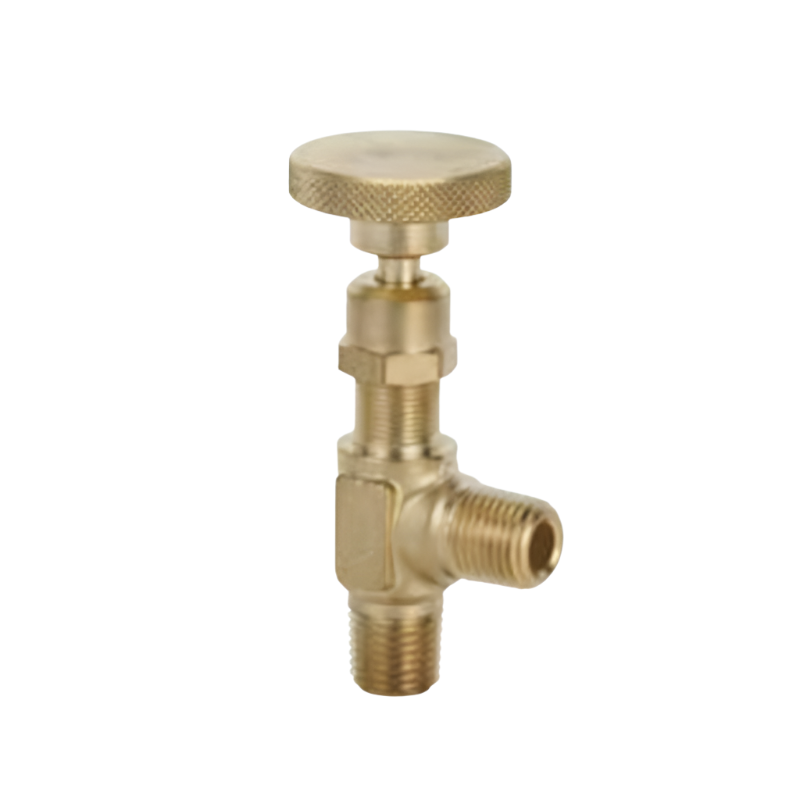 CG NEEDLE VALVE BRASS 1/4" M.NPT ANGLE REGO CMM000250A